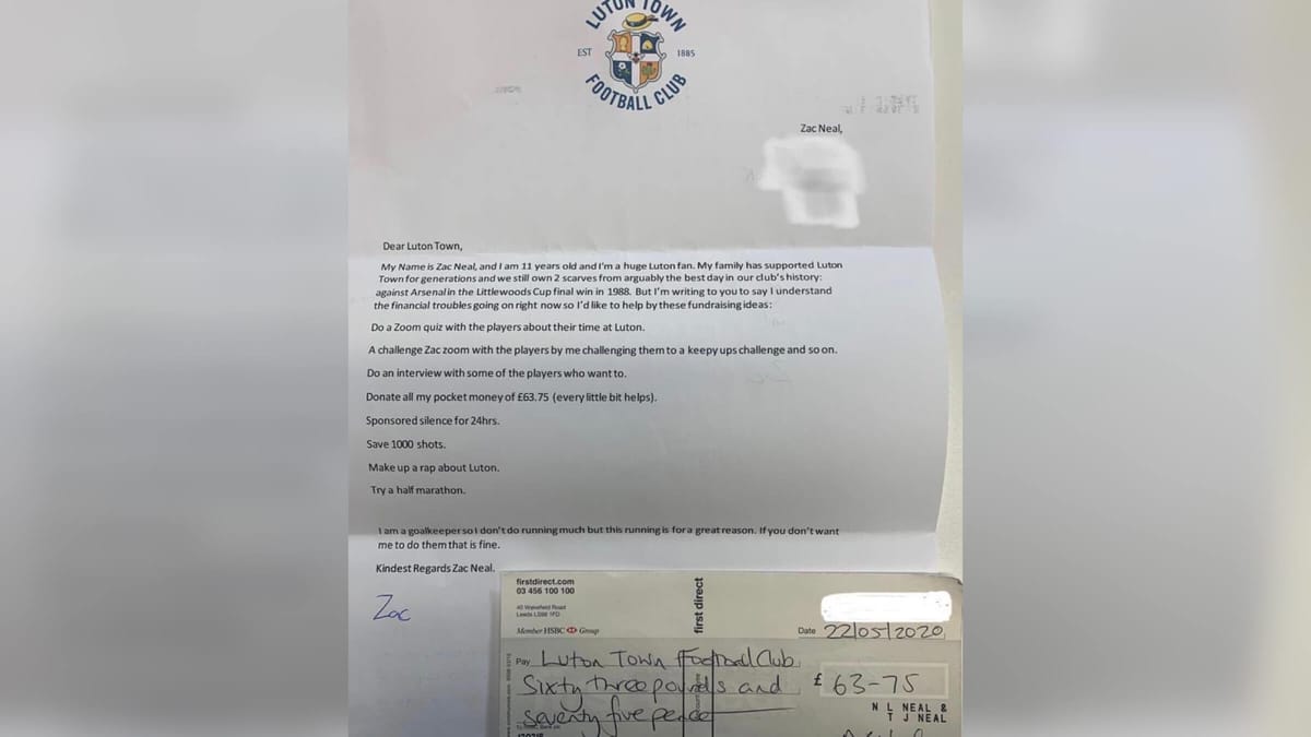 Piękny gest 11-letniego kibica! Chce pomóc swojemu klubowi! Zdjęcie główne wpisu