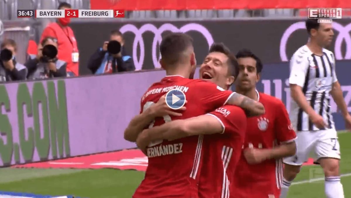 Koncert Roberta Lewandowskiego! Polak zdobywa drugą bramkę [WIDEO] Zdjęcie główne wpisu