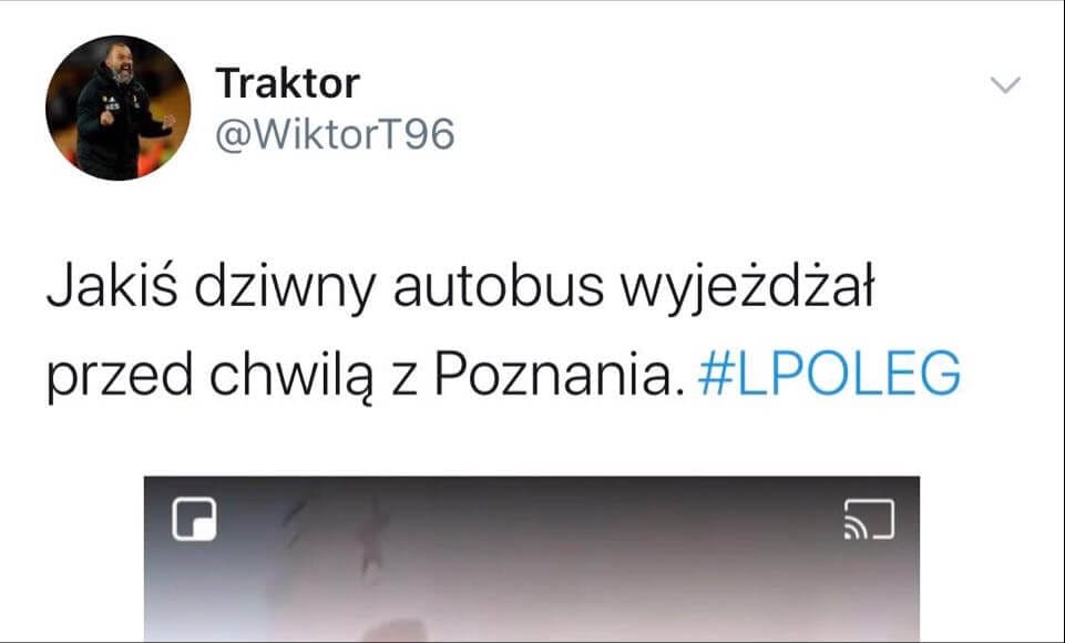 Legia była gotowa na fetę? Dziwny autobus w Poznaniu Zdjęcie główne wpisu