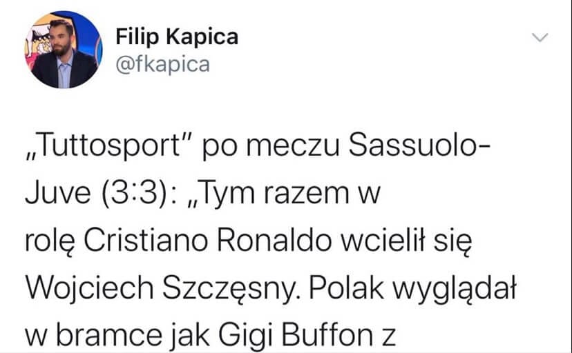 Włosi zachwyceni Szczęsnym! „Juve, postawcie mu pomnik” Zdjęcie główne wpisu