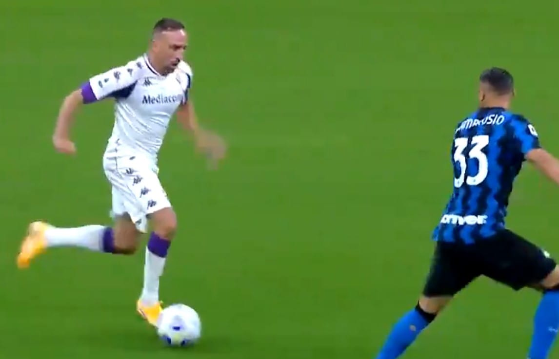 37-letni Franck Ribery wciąż ma to coś. Świetna akcja Francuza! [WIDEO] Zdjęcie główne wpisu