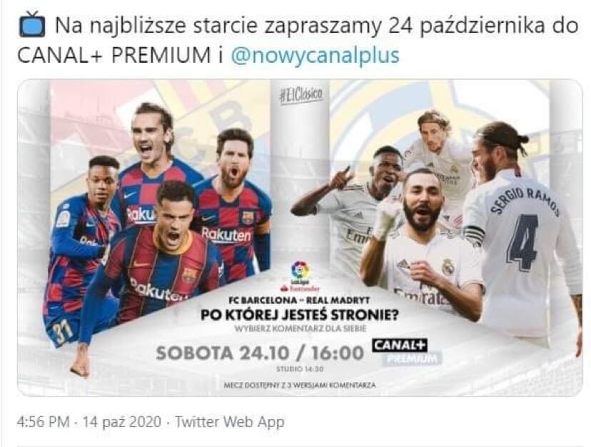 El Clásico już za 10 dni! Canal+ przygotowało ciekawą niespodziankę Zdjęcie główne wpisu