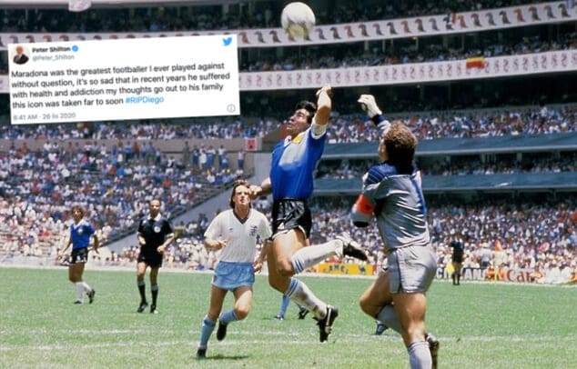 Upokorzony Anglik nadal nie wybaczył Maradonie. „Nie podoba mi się to, że nigdy nie przeprosił” Zdjęcie główne wpisu