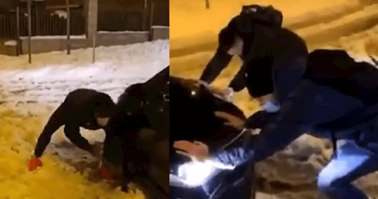 Pchanie aut w ramach treningu. Kuriozalna sytuacja w Hiszpanii [WIDEO] Zdjęcie główne wpisu