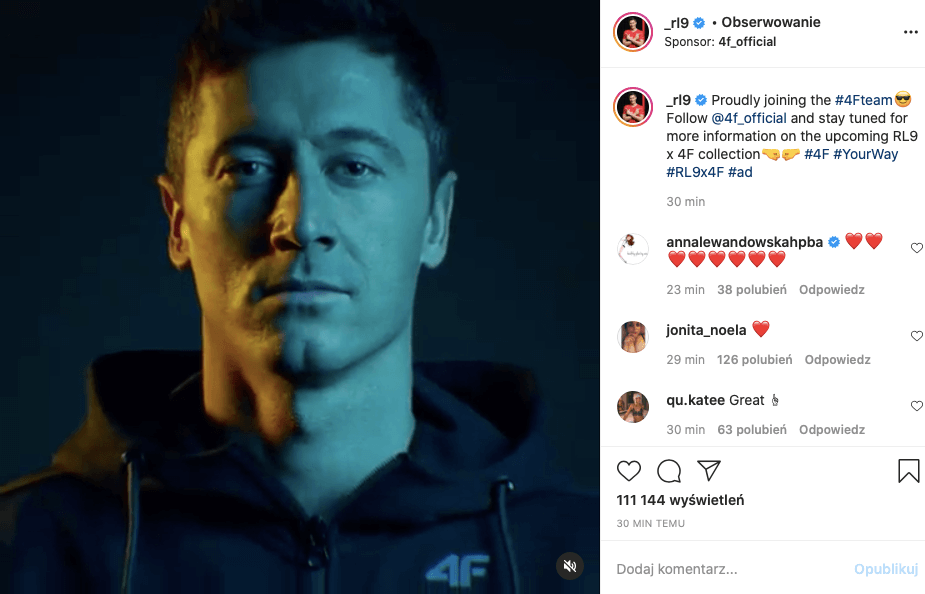 Lewandowski zmienia partnera technicznego! Napastnik twarzą polskiej marki Zdjęcie główne wpisu