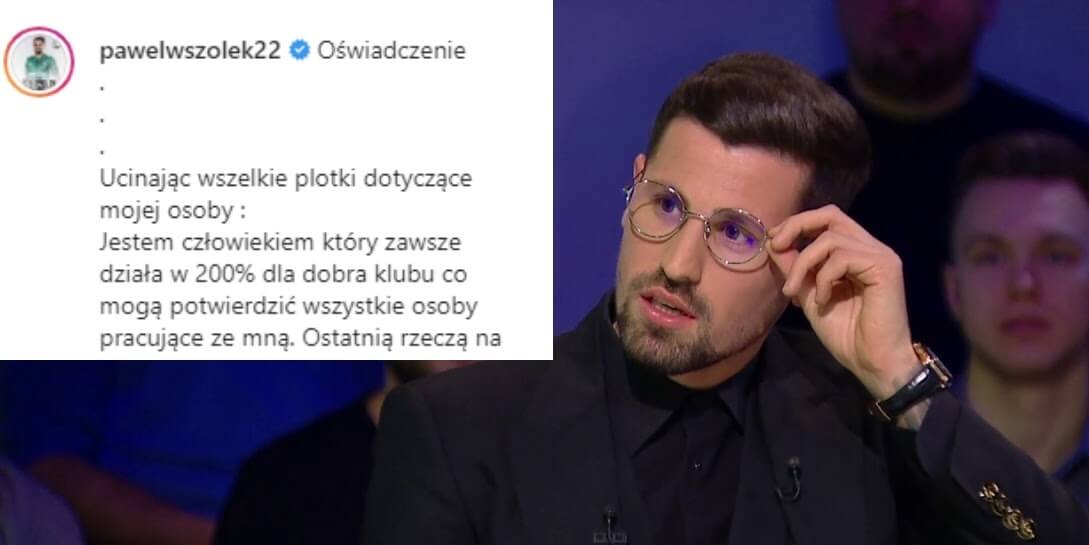 Paweł Wszołek wydał oświadczenie. Odniósł się do afery ze swoim udziałem Zdjęcie główne wpisu