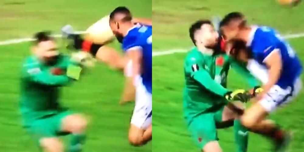 High Kick w wykonaniu piłkarza Rangersów. Bandycki faul Kemara Roofe’a [WIDEO] Zdjęcie główne wpisu