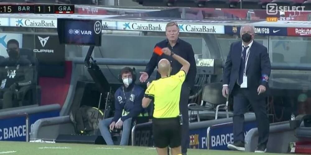 Ronald Koeman grzmi po czerwonej kartce. „Będę musiał interweniować” Zdjęcie główne wpisu