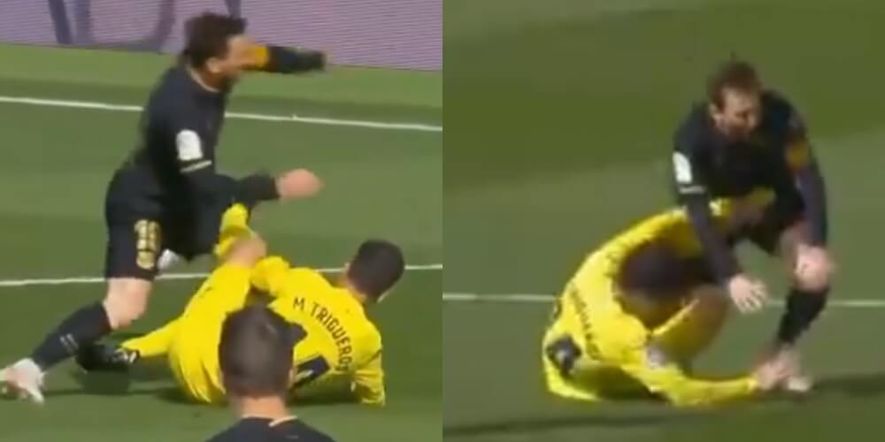 Bandycki faul na Messim. To mogło się skończyć tragicznie… [WIDEO] Zdjęcie główne wpisu
