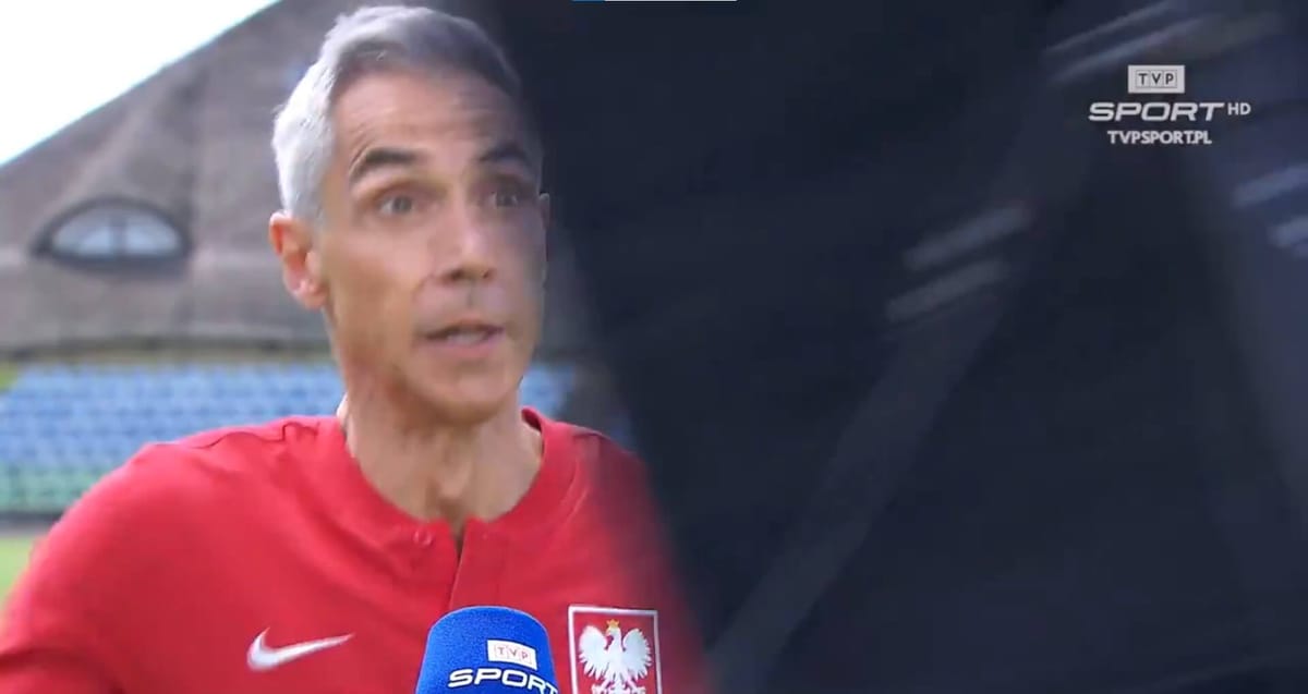 Sousa niczym „Kung Fu Pazdan”. Selekcjoner podczas wywiadu wykazał się refleksem [WIDEO] Zdjęcie główne wpisu