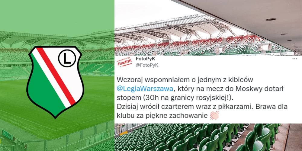Piękne zachowanie Legii po meczu ze Spartakiem! Kibic wrócił do Polski wraz z piłkarzami Zdjęcie główne wpisu