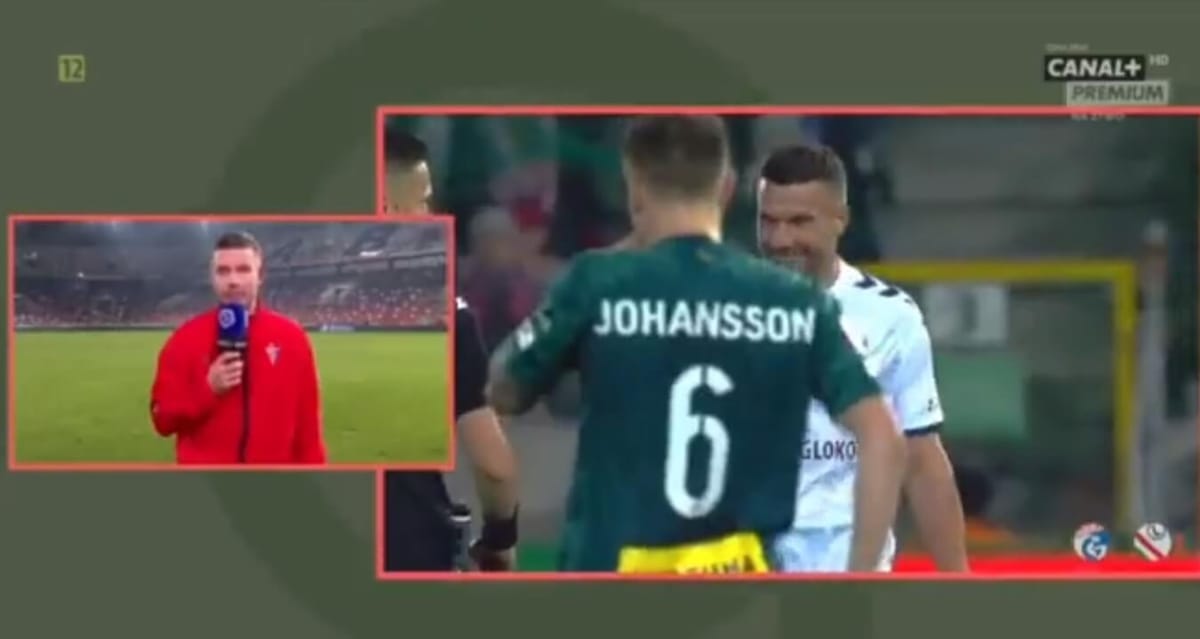 Lukas Podolski skontrował opinię dziennikarza. „Pan się chyba nie zna na piłce…” [WIDEO] Zdjęcie główne wpisu