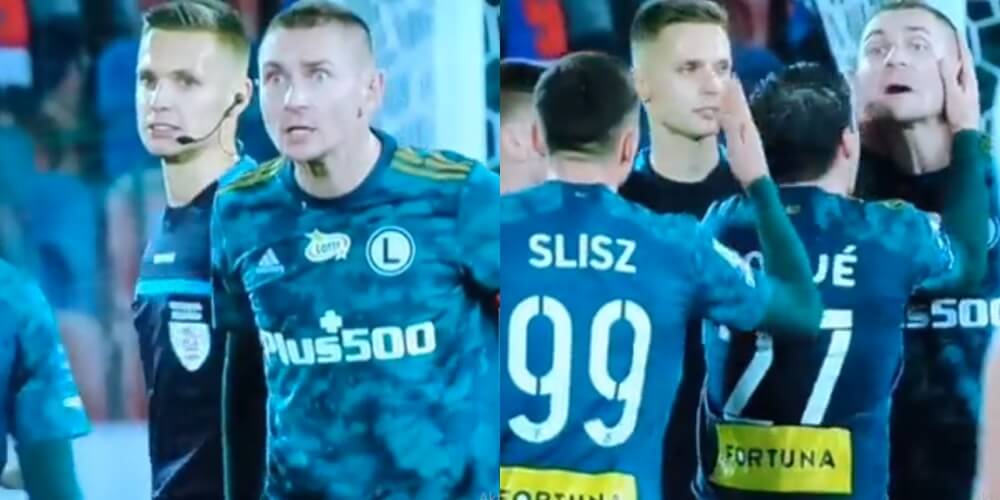 Kamery nagrały, jak Jędrzejczyk naskoczył na Slisza. Kapitan Legii był wściekły [WIDEO] Zdjęcie główne wpisu