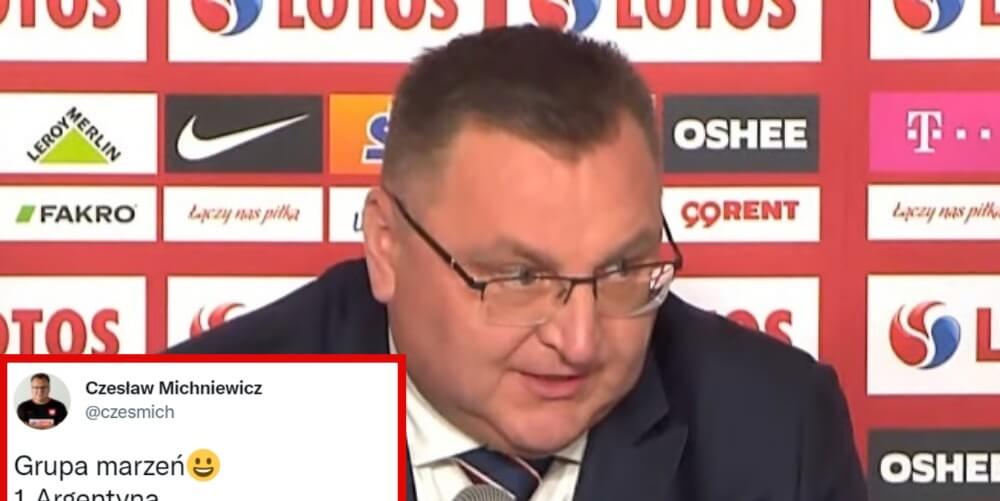 Czesław Michniewicz wskazał grupę marzeń na mundial. Ciekawy typ selekcjonera Zdjęcie główne wpisu