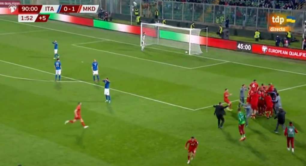 Mistrzowie Europy nie zagrają na mundialu. Szalona radość Macedończyków po golu [WIDEO] Zdjęcie główne wpisu