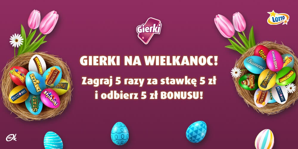 Odbieraj bonusy grając w Gierki na Wielkanoc! Zdjęcie główne wpisu