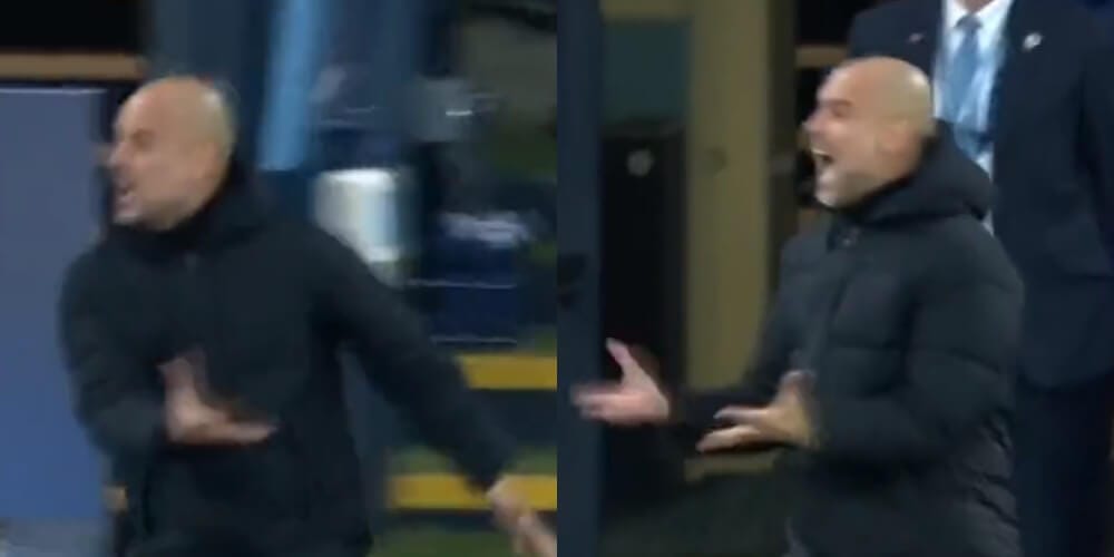 Guardiola wybuchł w meczu z Realem. Trener wściekł się na Riyada Mahreza [WIDEO] Zdjęcie główne wpisu