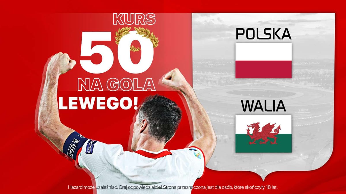 Ustrzel gola Lewandowskiego po kursie 50.00! Specjalna promocja na mecz Polski Zdjęcie główne wpisu