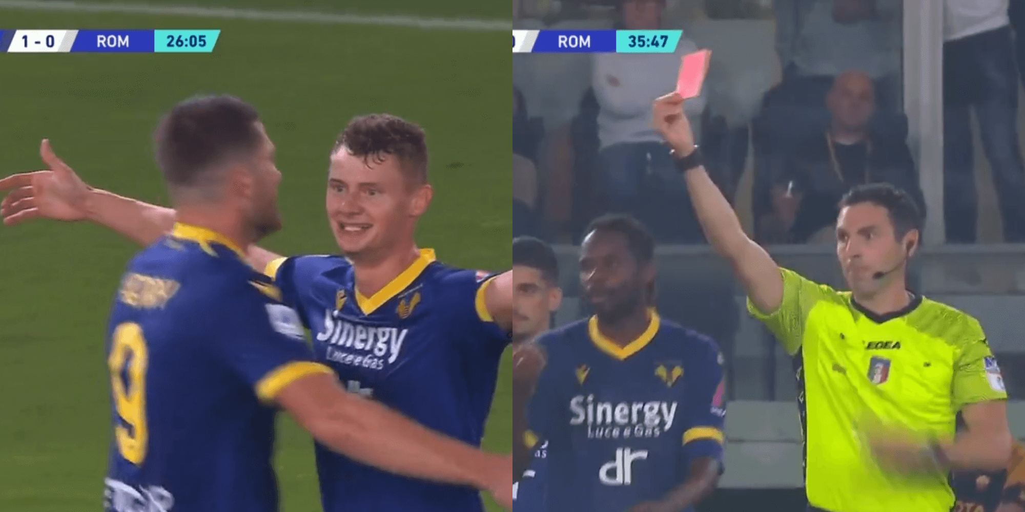 Dawidowicz pomógł, a następnie utrudnił zadanie swojej drużynie. Polak z golem i czerwoną kartką [WIDEO] Zdjęcie główne wpisu