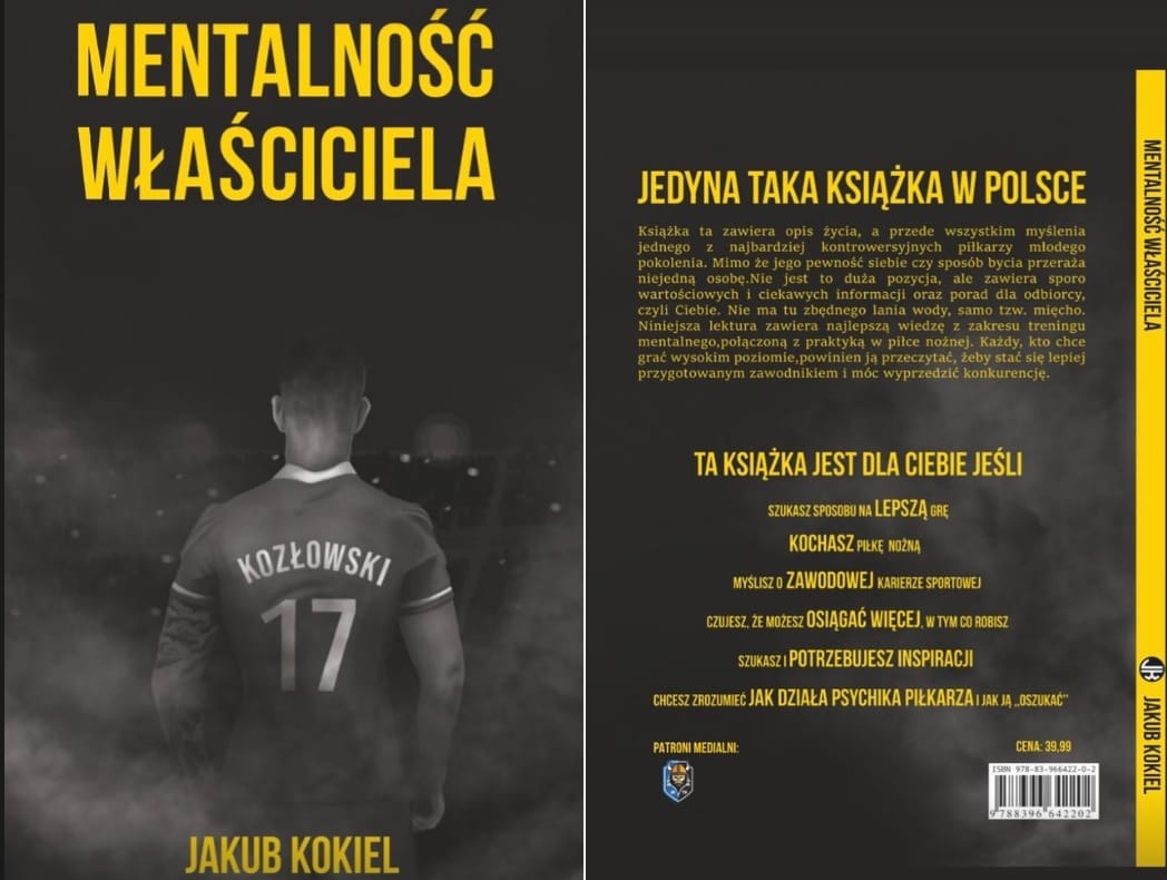 „Mentalność właściciela”. Kacper Kozłowski w wieku 19 lat doczekał się własnej książki Zdjęcie główne wpisu