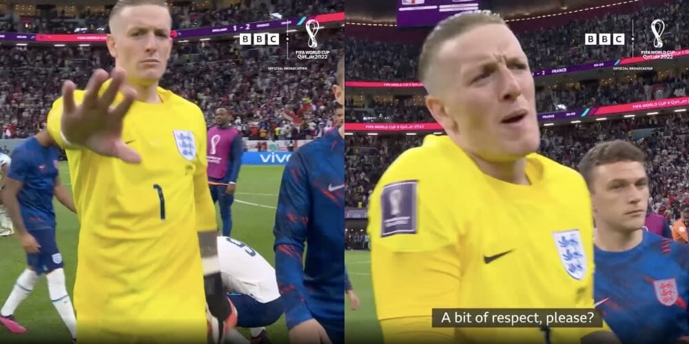 Piękne zachowanie Pickforda. Zasłonił kamerę, która chciała nagrać płaczącego Kane’a Zdjęcie główne wpisu