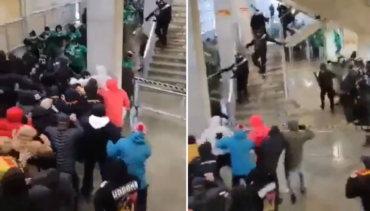 Starcie kibiców po meczu Korona – Radomiak. Potrzebna była interwencja policji [WIDEO] Zdjęcie główne wpisu