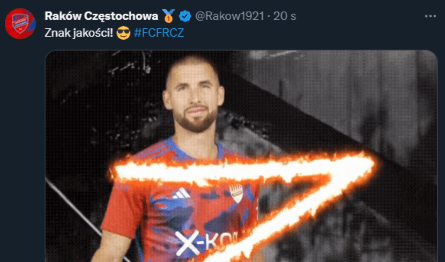 Niefortunna wpadka Rakowa podczas meczu z Florą Tallin. Nieopatrznie nawiązali do… ataku Rosji na Ukrainę Zdjęcie główne wpisu