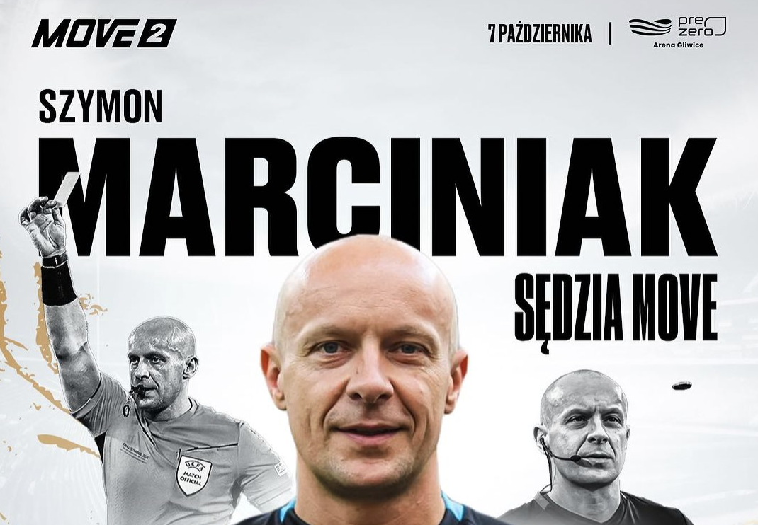 Szymon Marciniak wkracza w świat influencerów. Będzie sędzią na Move 2! Zdjęcie główne wpisu