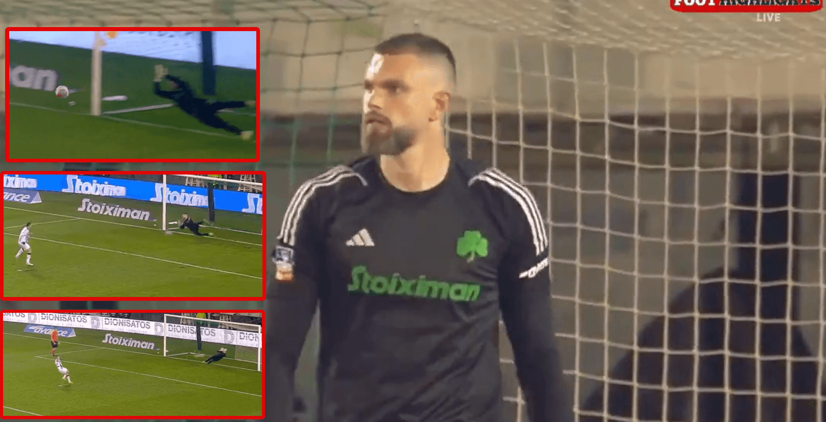 Bartłomiej Drągowski bohaterem Panathinaikosu! Polak obronił 3 rzuty karne [WIDEO] Zdjęcie główne wpisu