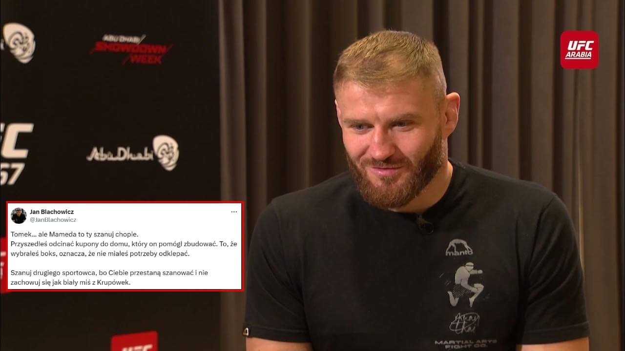 Jan Błachowicz zareagował na słowa Adamka o Chalidowie. Ostry wpis zawodnika UFC Zdjęcie główne wpisu