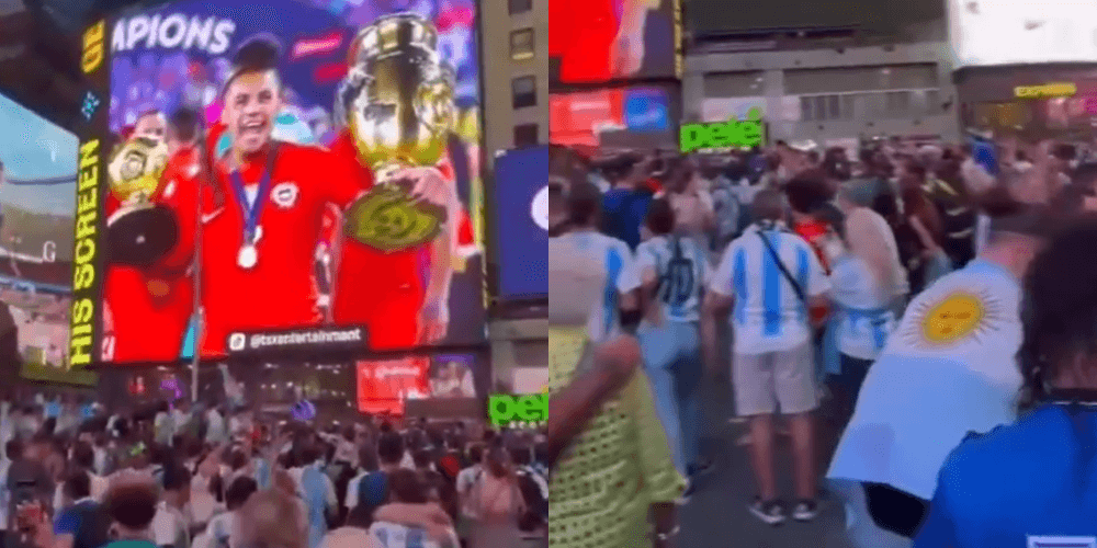 Kibice Argentyny sprankowani w Nowym Jorku. Kibic z Chile poświęcił masę pieniędzy [WIDEO] Zdjęcie główne wpisu