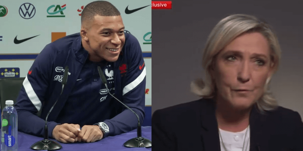 Le Pen odpowiada Kylianowi Mbappe! „Mbappe nie reprezentuje Francuzów” Zdjęcie główne wpisu
