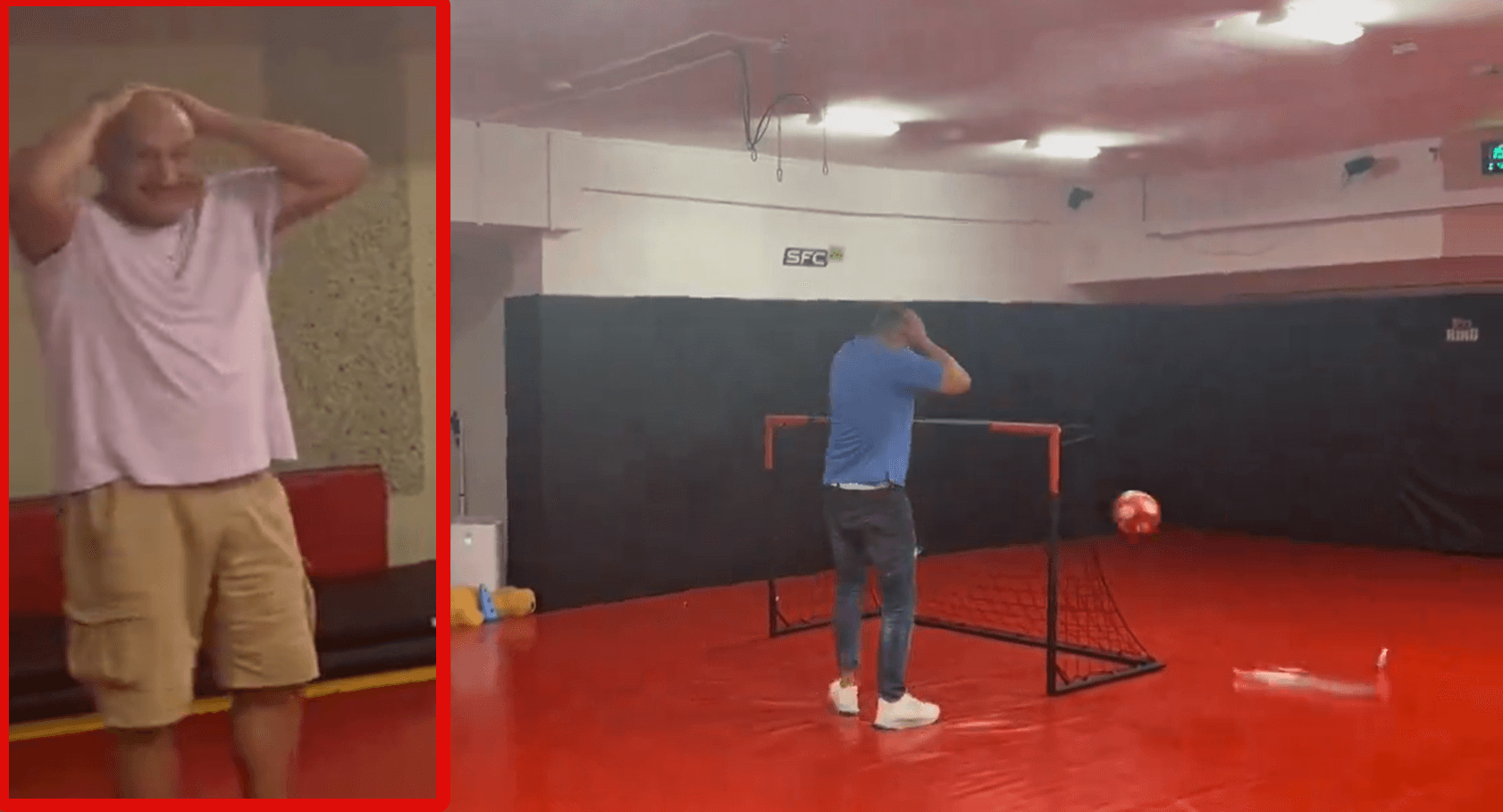 Marcin Najman znowu hitem internetu. Zmierzył się z Mateuszem Borkiem i… rozbił lampę [WIDEO] Zdjęcie główne wpisu