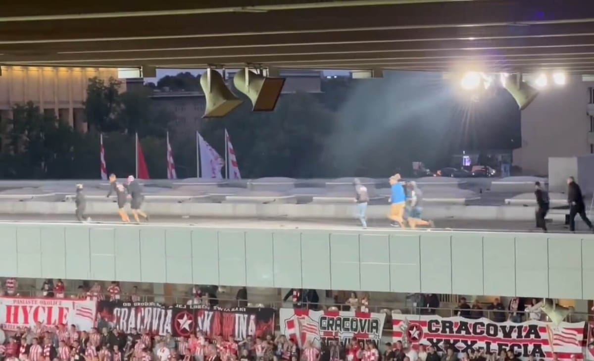 Komisja Ligi ukarała Cracovię i Widzew. Wszystko przez gonitwę na dachu stadionu Zdjęcie główne wpisu