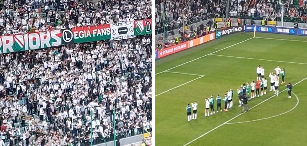Przyśpiewka kibiców Legii po wygranej nad Betisem. „Tu się staracie, czemu tak w lidze nie gracie?” [WIDEO] Zdjęcie główne wpisu