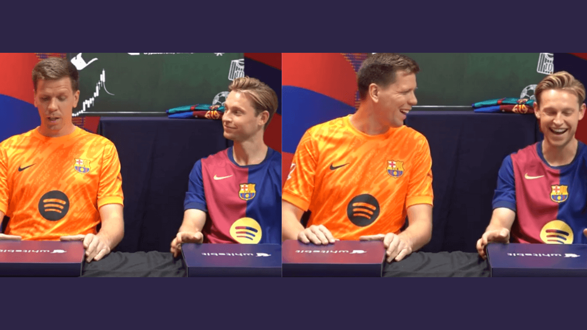 Wojciech Szczęsny rozbawił De Jonga. „Mam nadzieję, że jest ich dla nas sporo” [WIDEO] Zdjęcie główne wpisu