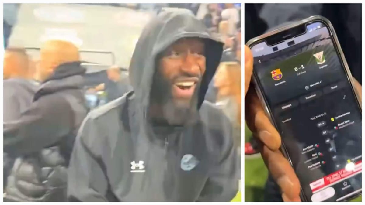 Rozbrajająca reakcja Antonio Rüdigera. Parsknął śmiechem na wynik meczu FC Barcelony [WIDEO] Zdjęcie główne wpisu