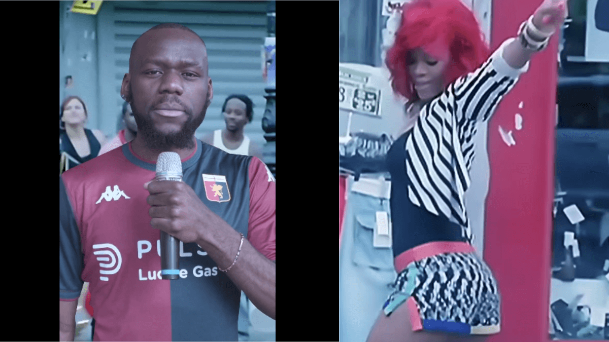 Piłkarz wyśpiewał swój transfer z Rihanną. Nietypowa prezentacja piłkarza w lidze włoskiej [WIDEO] Zdjęcie główne wpisu