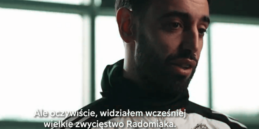 Bruno Fernandes zaskoczył. Ogląda Ekstraklasę. „Zawsze będę kibicował Radomiakowi” [WIDEO] Zdjęcie główne wpisu