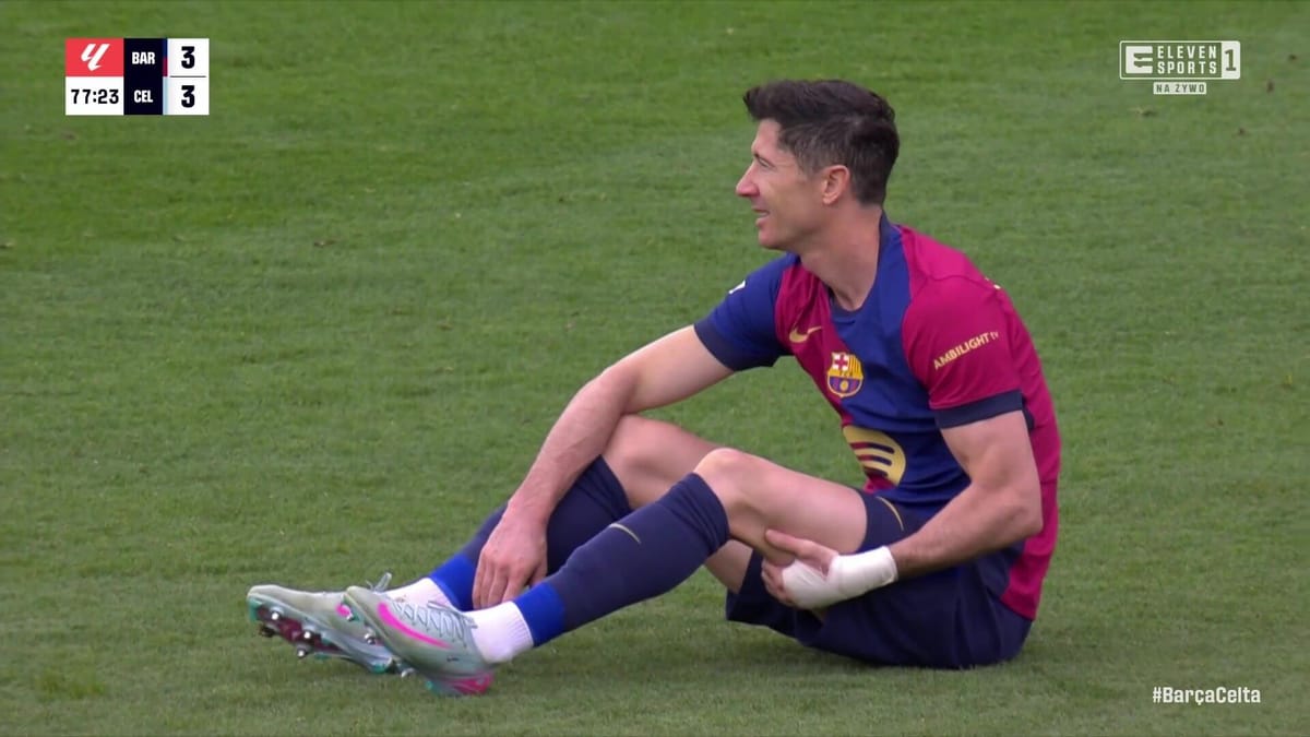 Kontuzja Roberta Lewandowskiego! Są pierwsze doniesienia z Hiszpanii Zdjęcie główne wpisu