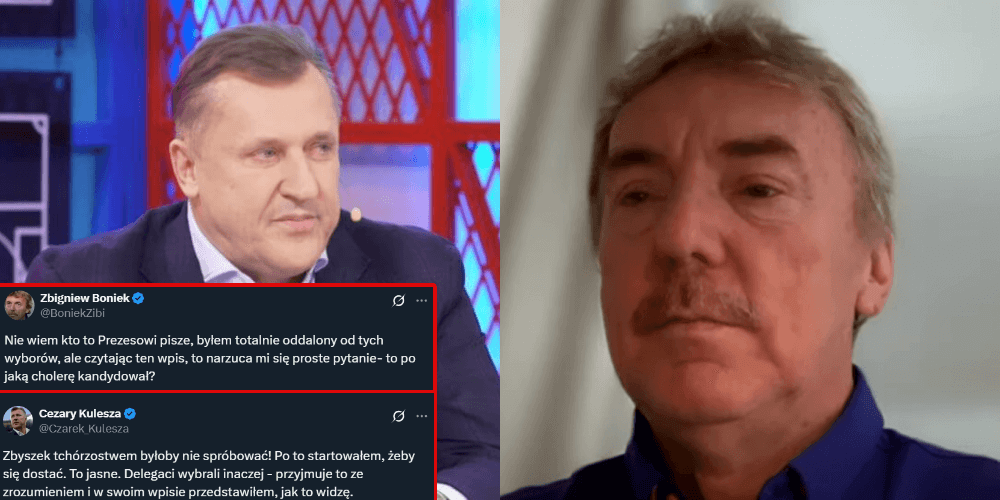 Boniek vs Kulesza na Twitterze. Wpisowe przepychanki byłego i obecnego prezesa PZPN. „Po jaką cholerę kandydował?” Zdjęcie główne wpisu