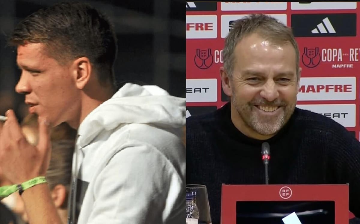 Hansi Flick zapytany o Wojciecha Szczęsnego: „Czasami trochę pali, ale taki już jest” Zdjęcie główne wpisu