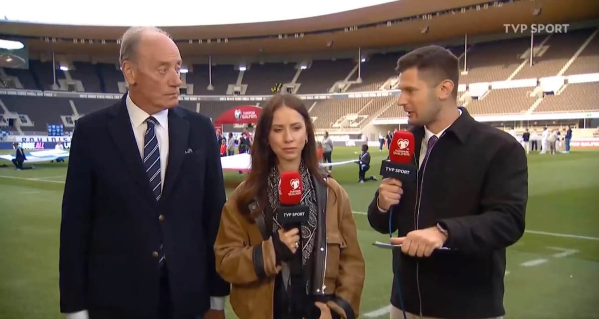 Niezręczny moment przed meczem Finlandia-Polska. Dariusz Szpakowski nagle przestał mówić [WIDEO] Zdjęcie główne wpisu