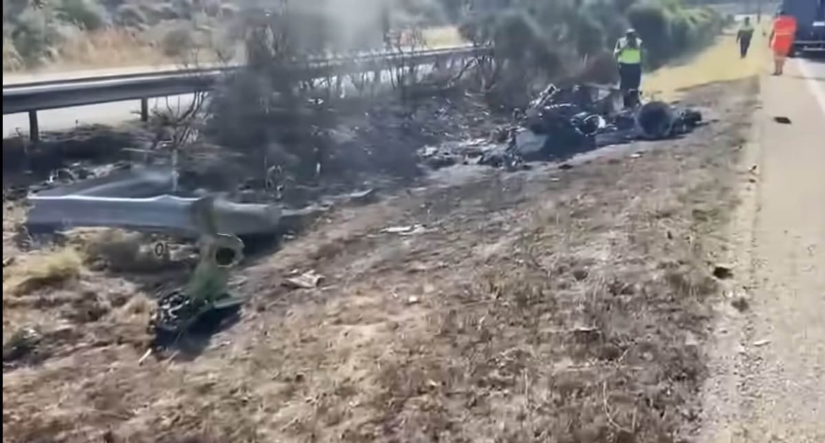 Nagranie z miejsca wypadku Diogo Joty. Z samochodu prawie nic nie zostało… [WIDEO] Zdjęcie główne wpisu