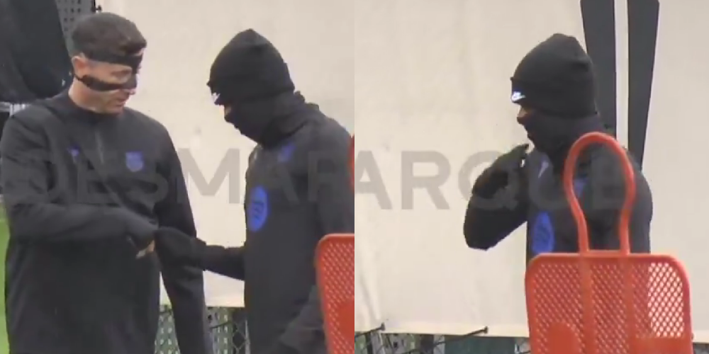 Lewandowski zrobił Yamalowi żart z serii "pociągnij za palec". Reakcja mówi wszystko... [WIDEO] Obraz wpisu