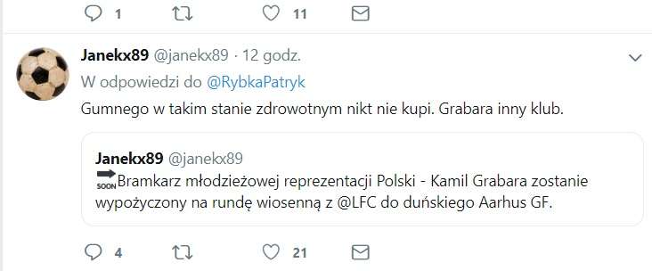 Jest dym! Ojciec Roberta Gumnego atakuje na twitterze „wujek panu wchodzi do wanny” Obraz wpisu