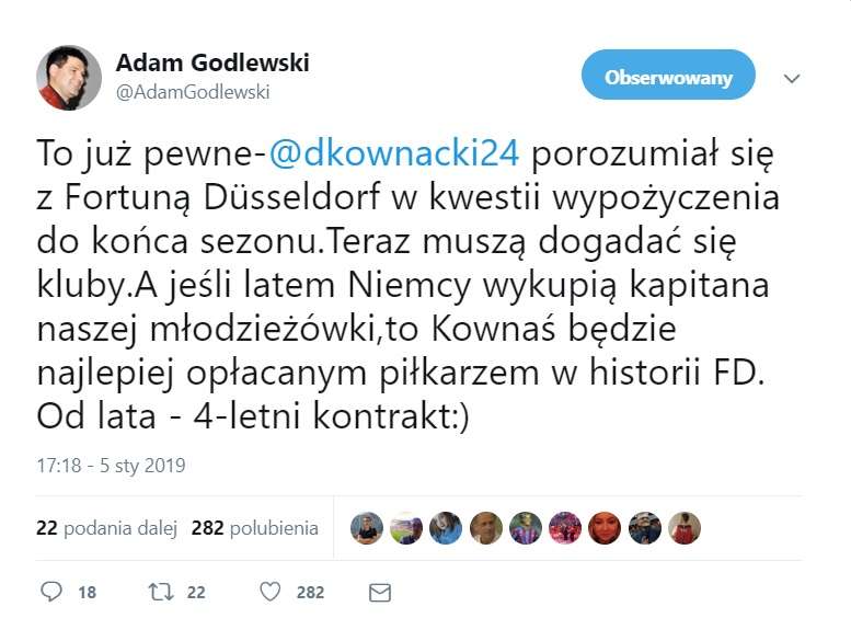 Dawid Kownacki porozumiał się z nowym klubem! Obraz wpisu