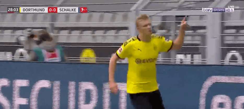 Erling Haaland wita się po przerwie! Norweg daje prowadzenie Borussii [WIDEO] Obraz wpisu