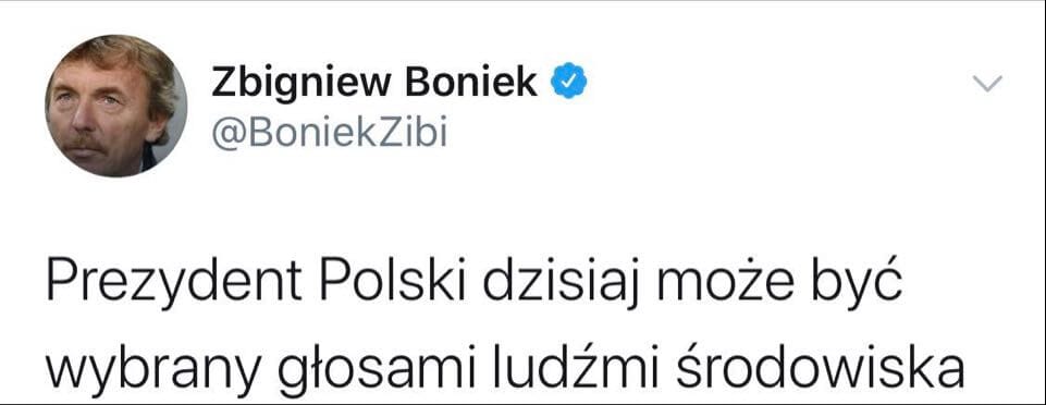 Boniek wywołał burzę na Twitterze! Zabrał głos w sprawie wyborów… Obraz wpisu