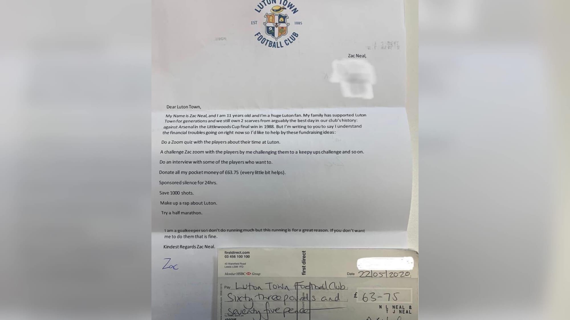 Piękny gest 11-letniego kibica! Chce pomóc swojemu klubowi! Obraz wpisu